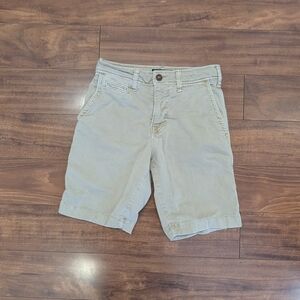 American Eagle Outfitters Tan Flat Front Shorts